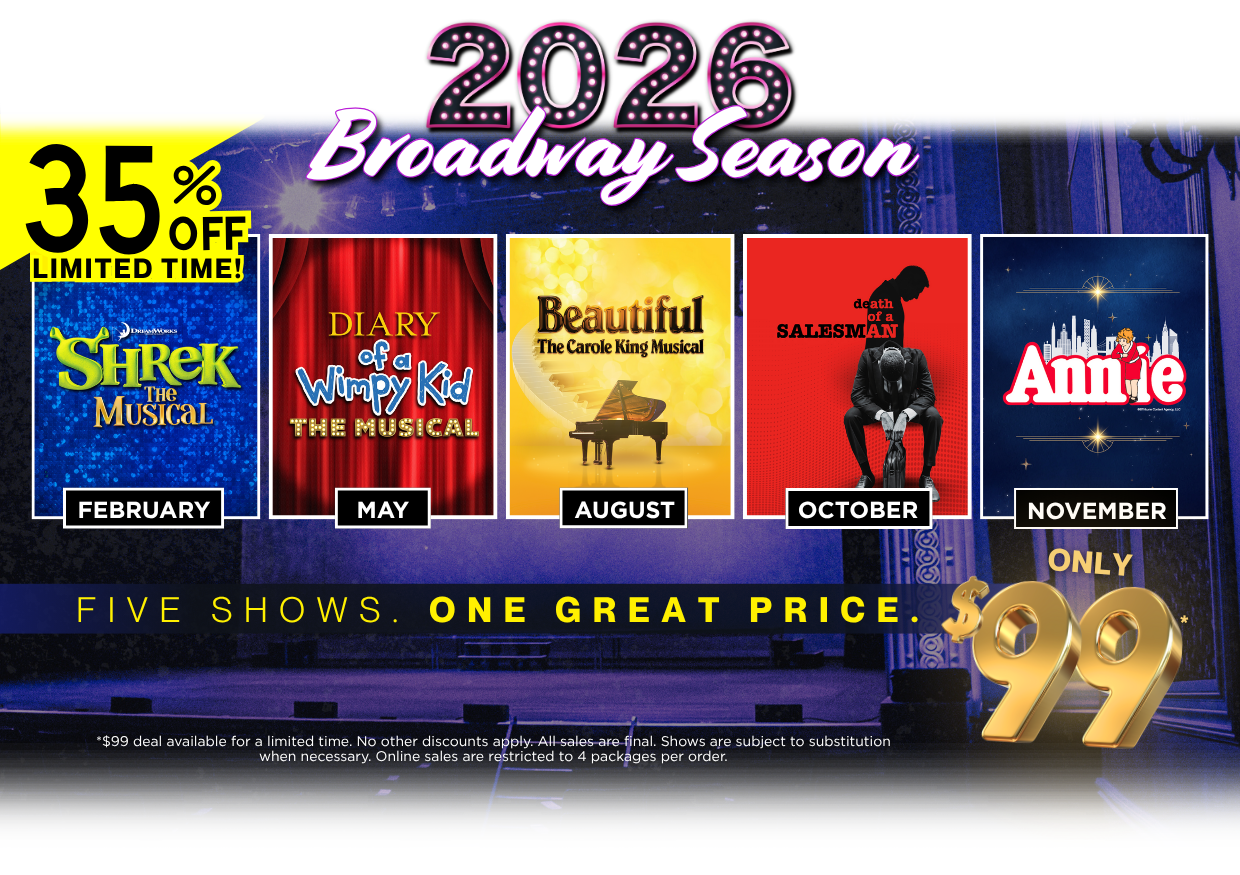 5SHOWS. 1 GREAT PRICE. 12